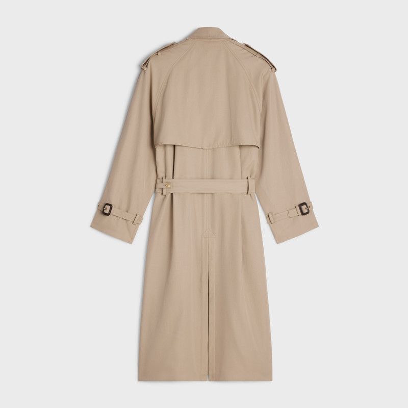 CELINE Tomboy trench coat in cotton gabardine outlook