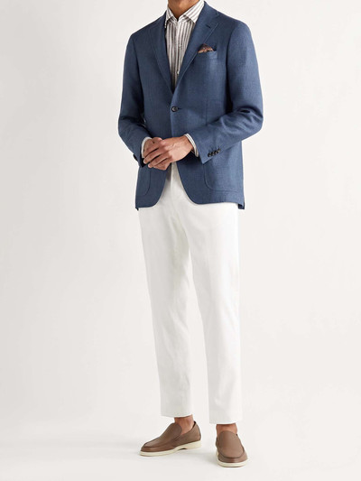 Canali Kei Slim-Fit Unstructured Cotton-Blend Blazer outlook