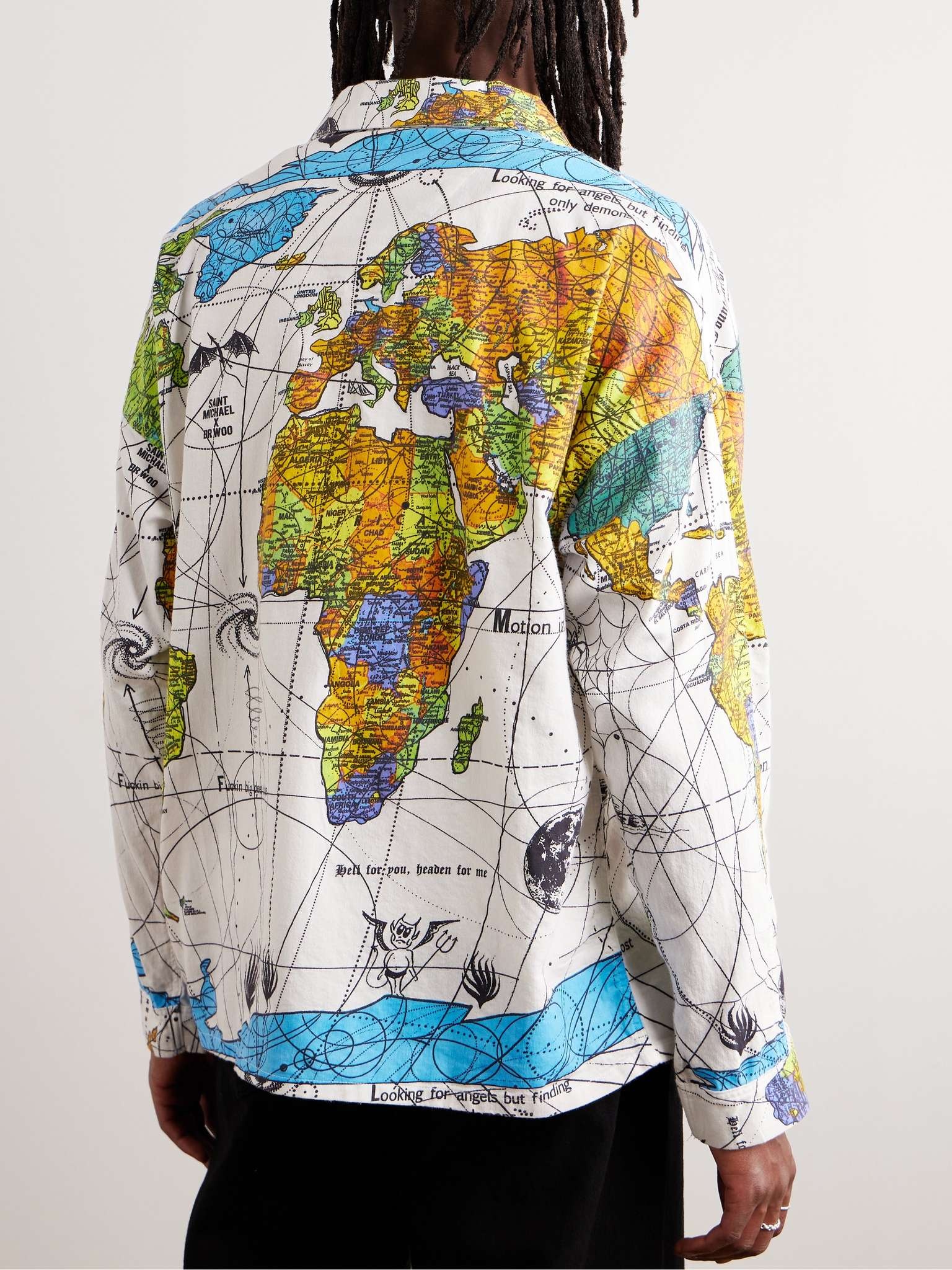 + Dr. Woo Printed Cotton and Silk-Blend Shirt - 4