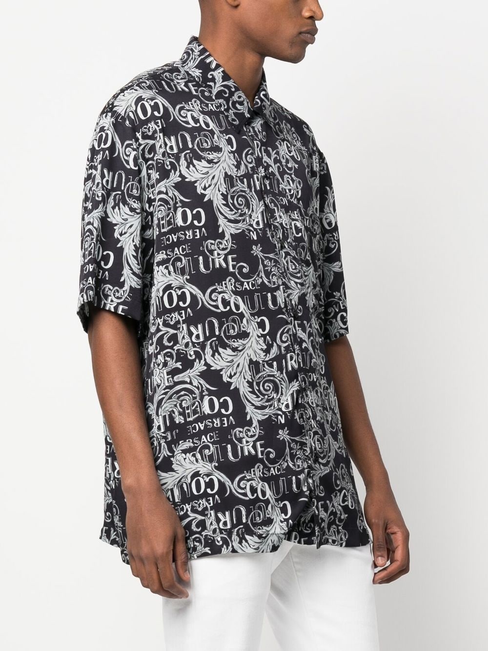 baroque-print short-sleeve shirt - 3