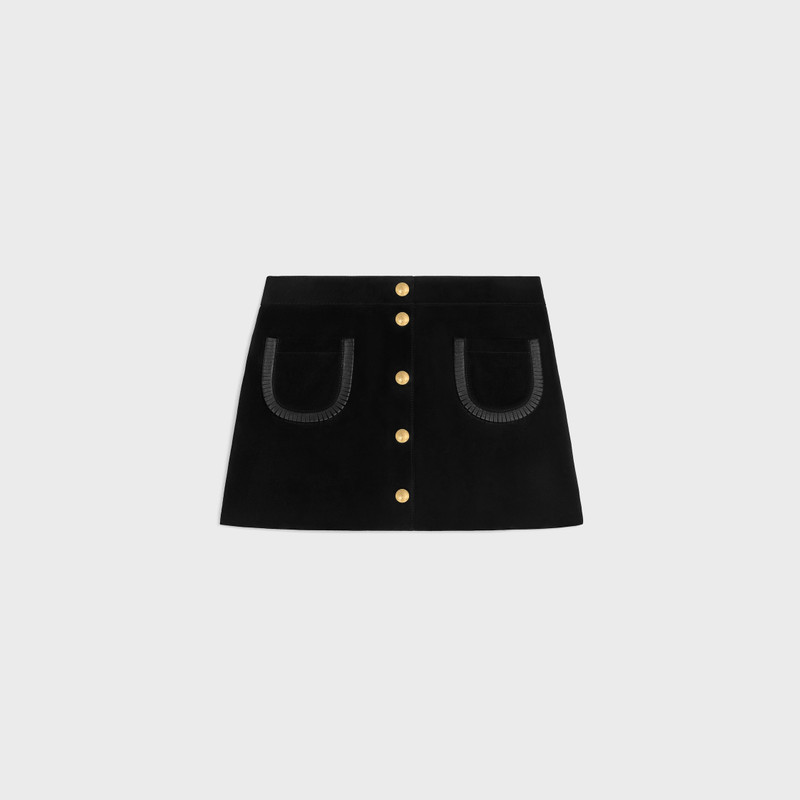 mini skirt IN SUEDE 1