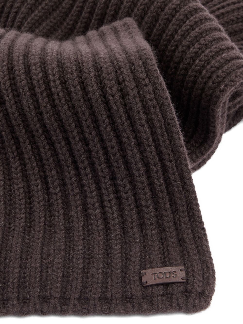 ribbed knit scarf - 3