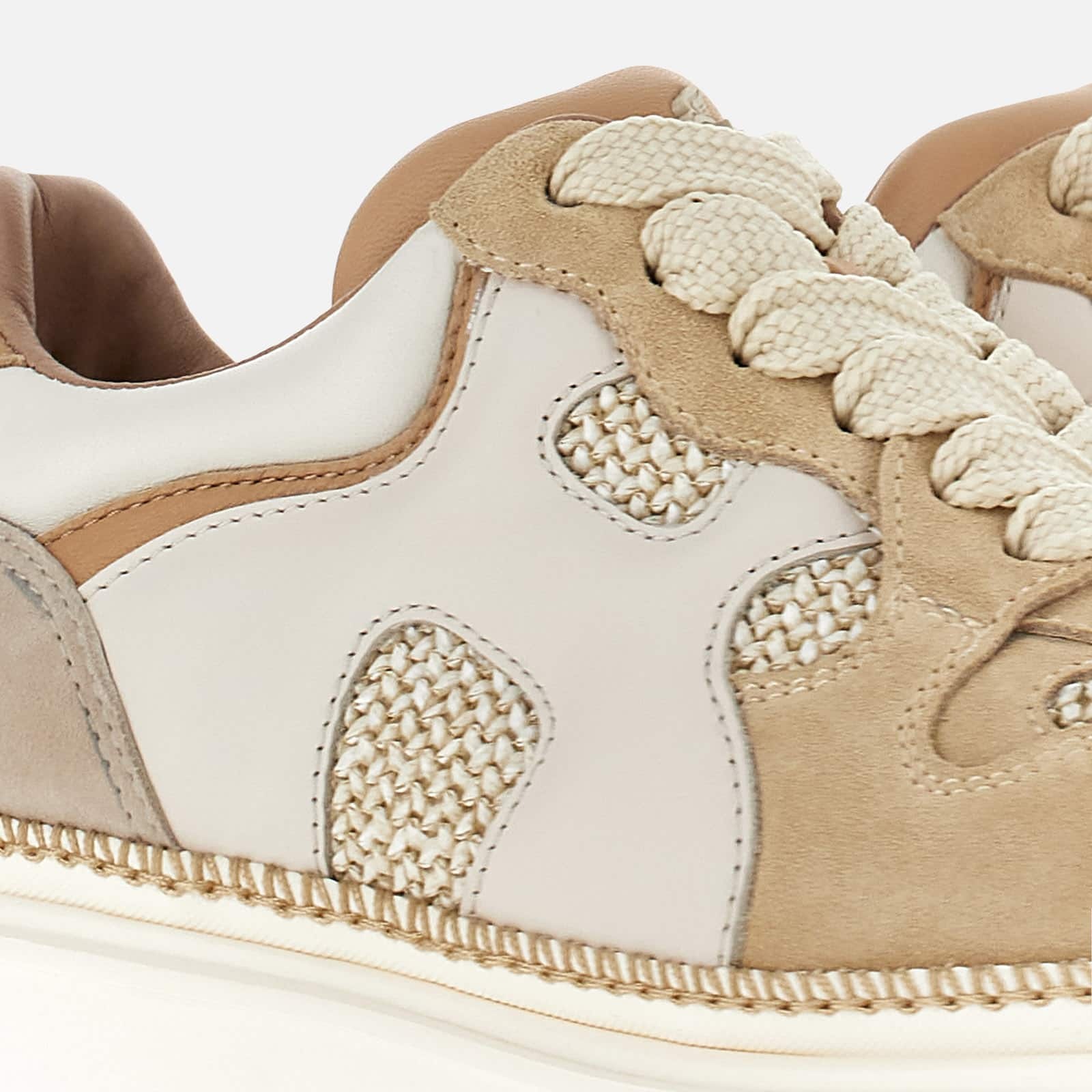 Lace-ups Hogan H619 Beige - 6
