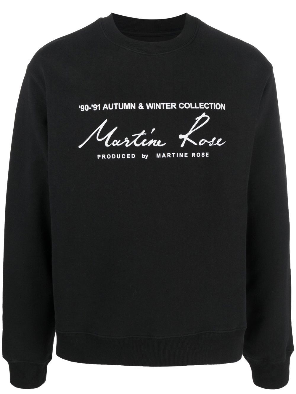 slogan-print sweatshirt - 1