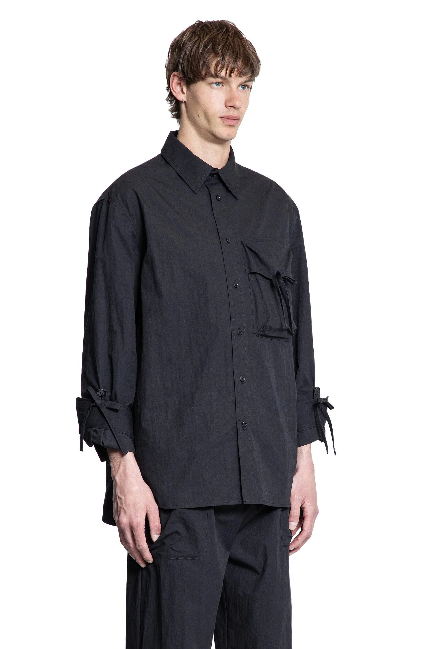Bow-Detail-Workwear-Shirt - 2