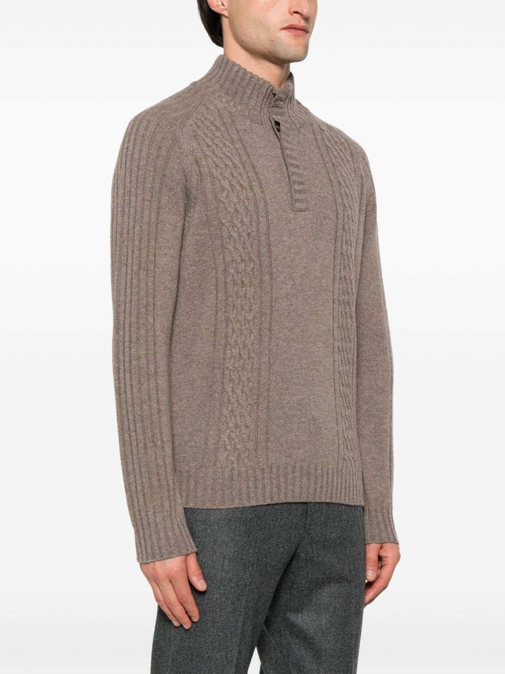 ribbed sweater - 3