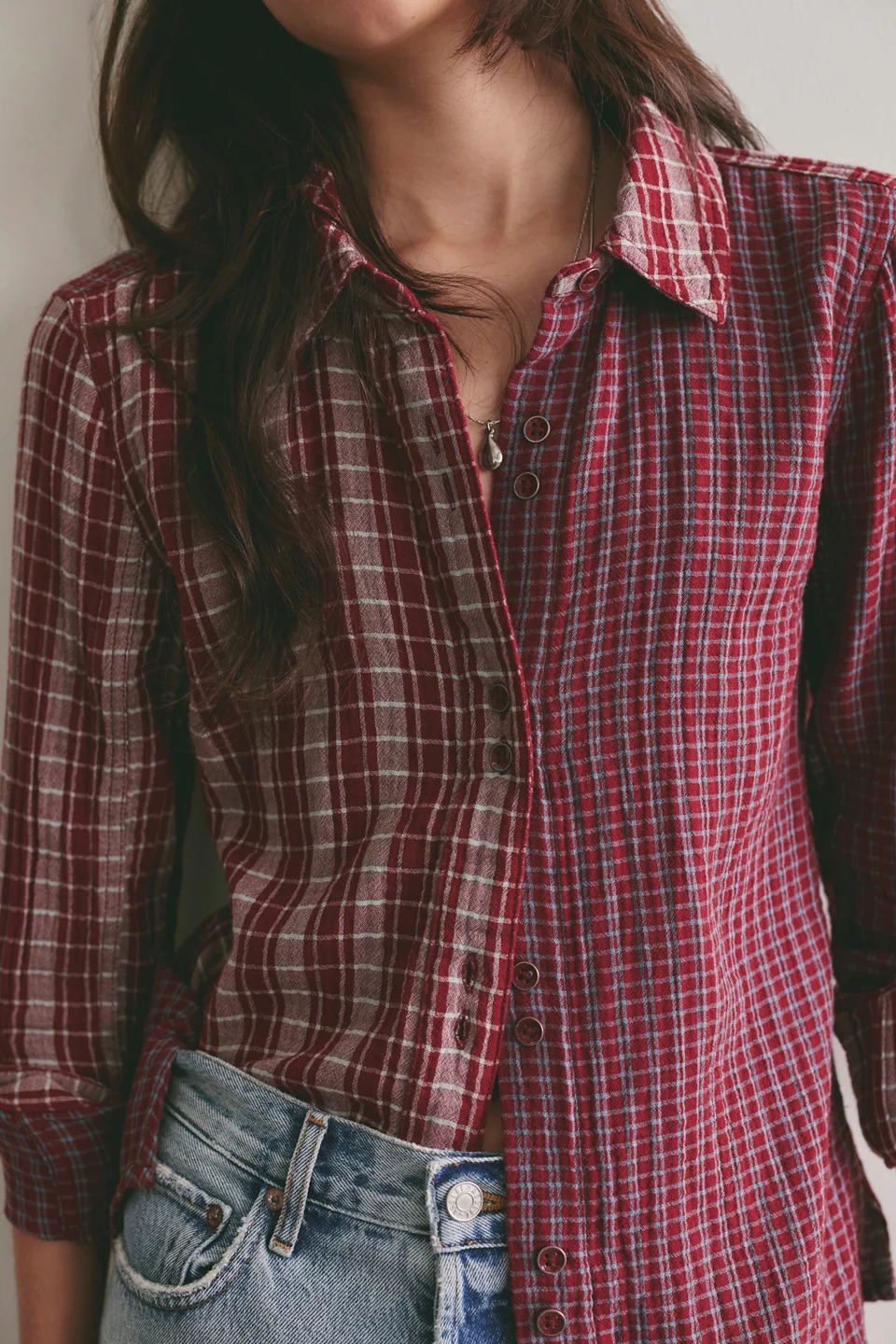 We The Free Benny Slim Plaid Button-Down - 1