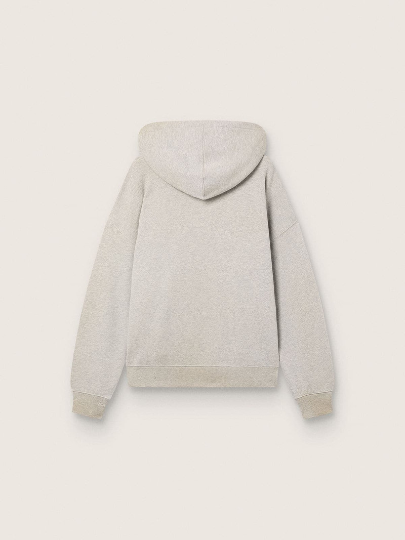 Golden Goose Unisex hooded sweatshirt in gray cotton with vintage flag print outlook