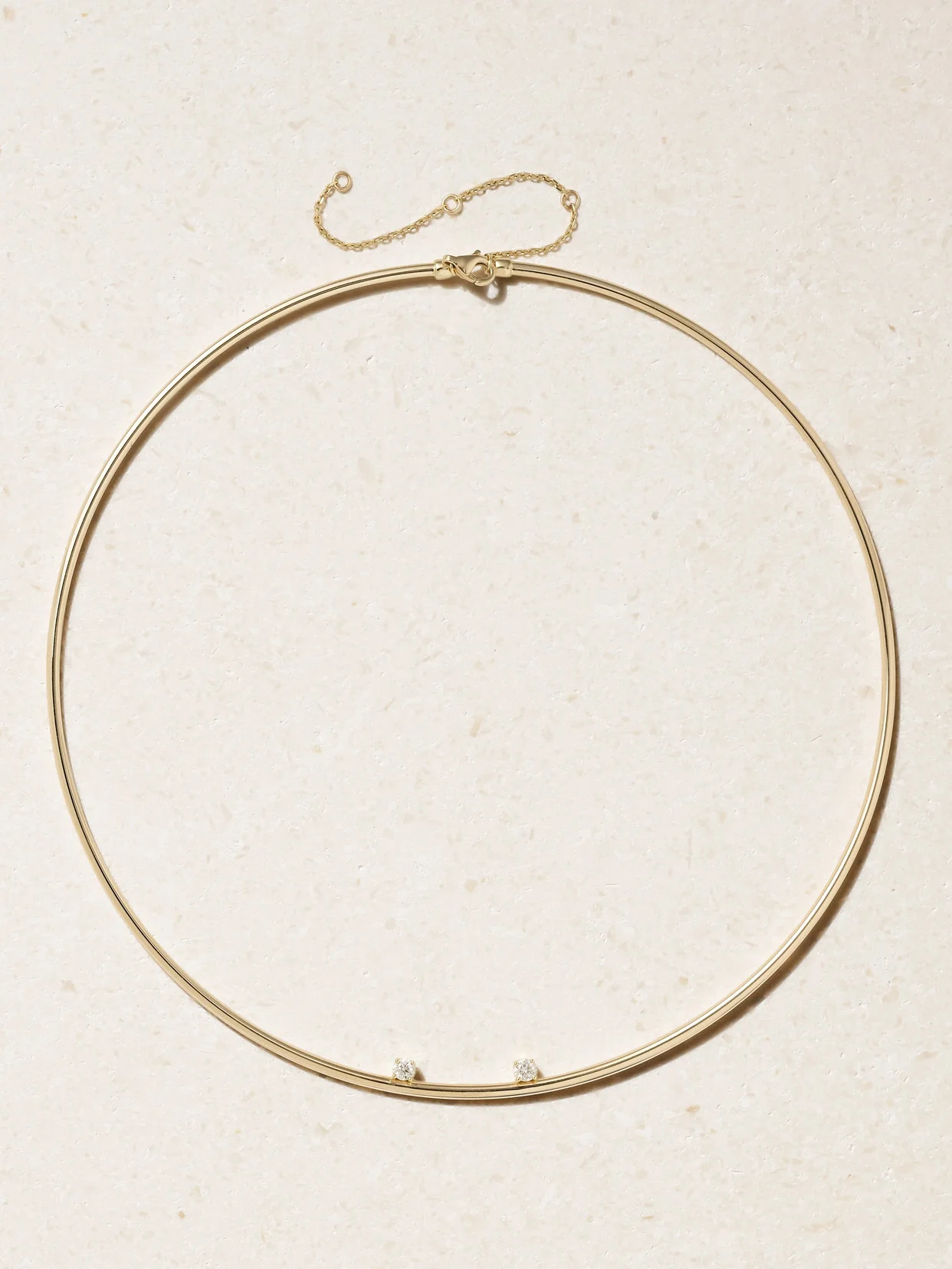Crapaud 9-karat Gold Diamond Choker - 1