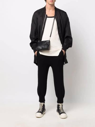 Rick Owens cashmere drawstring-waist joggers outlook