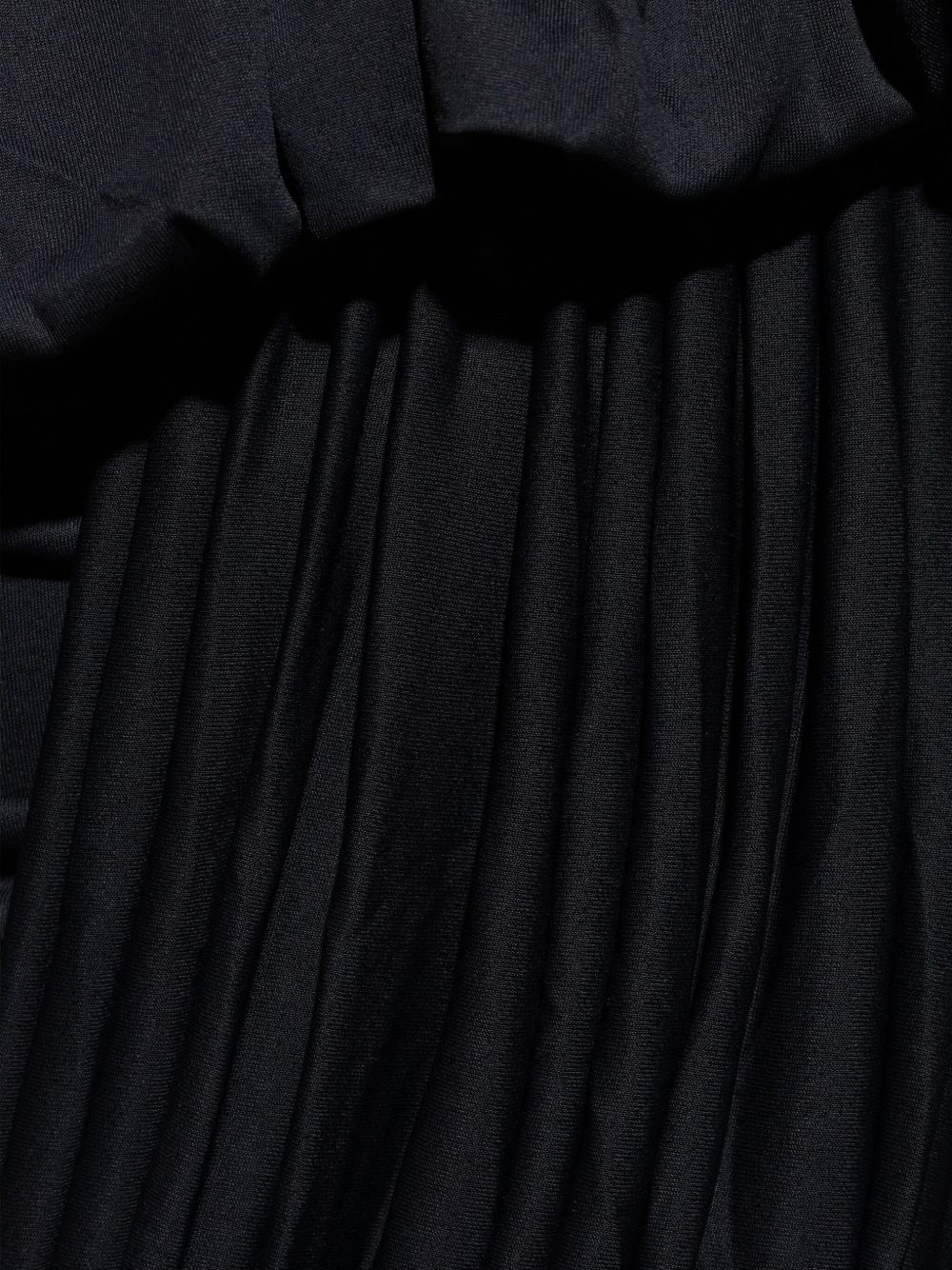 strapless pleated dress - 5
