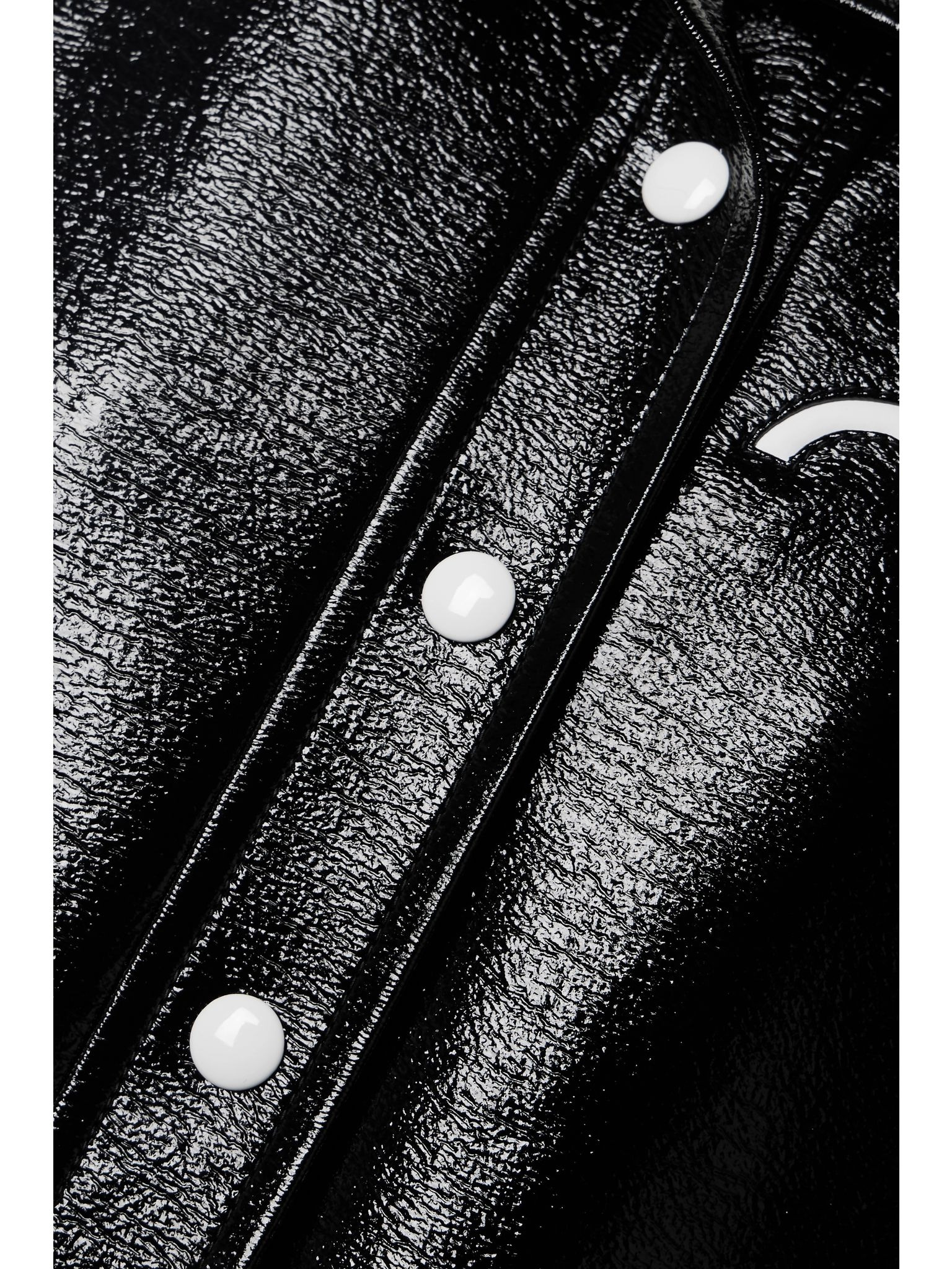 Reedition coated cotton-blend jacket Black - 5