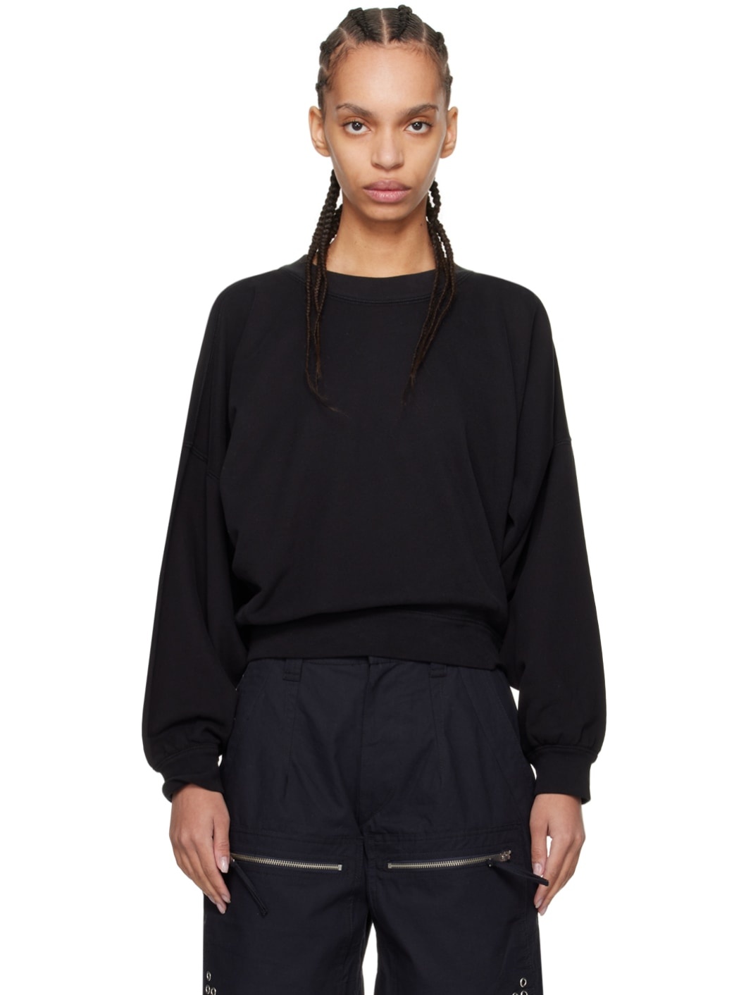 Black Sheila Sweatshirt - 1