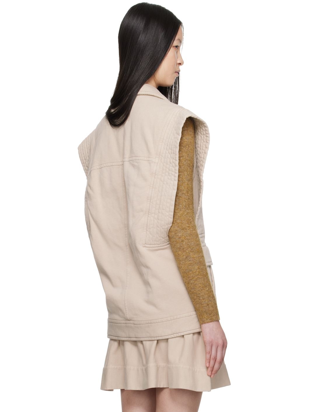 Beige Naelle Vest - 3