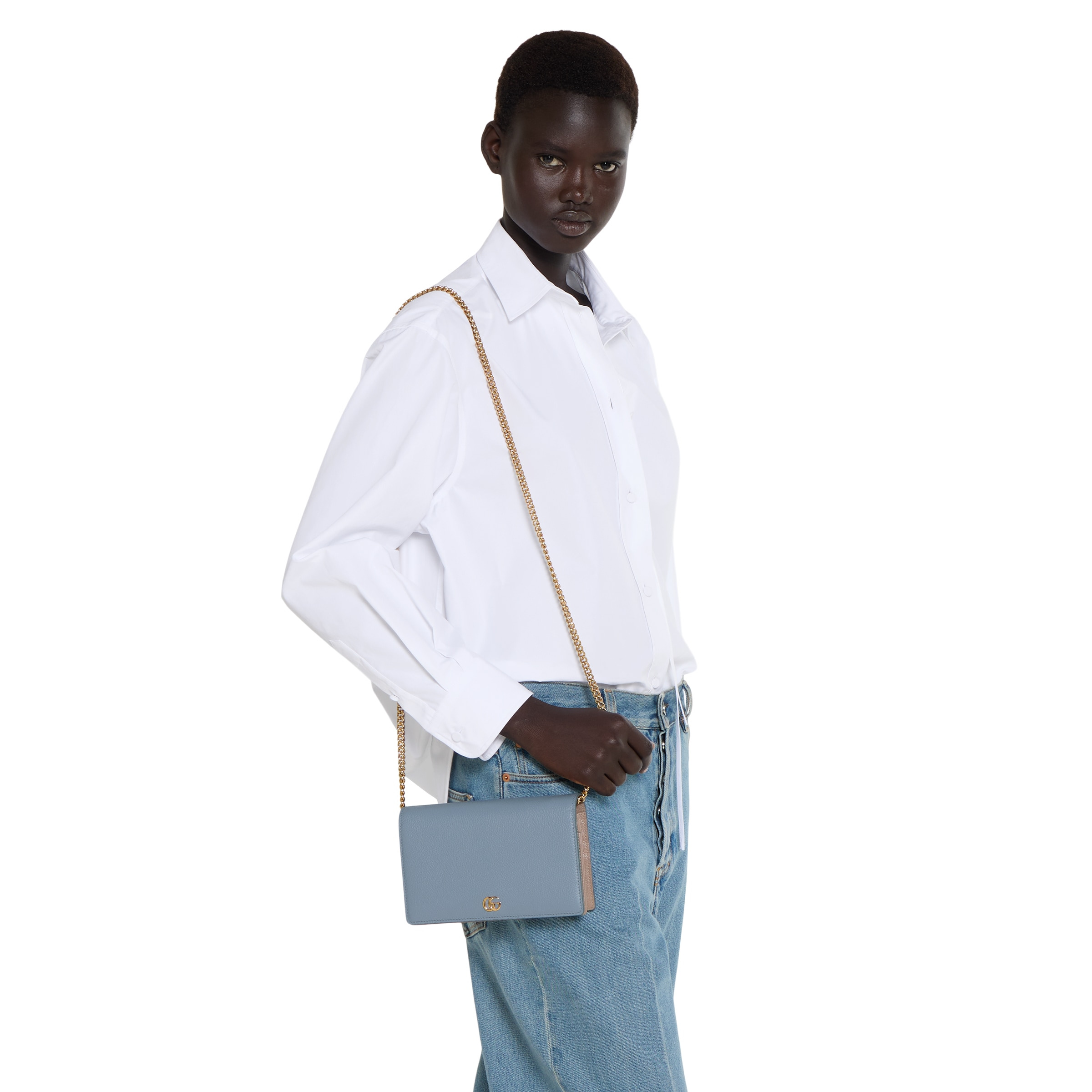GG Marmont wallet on chain - 3