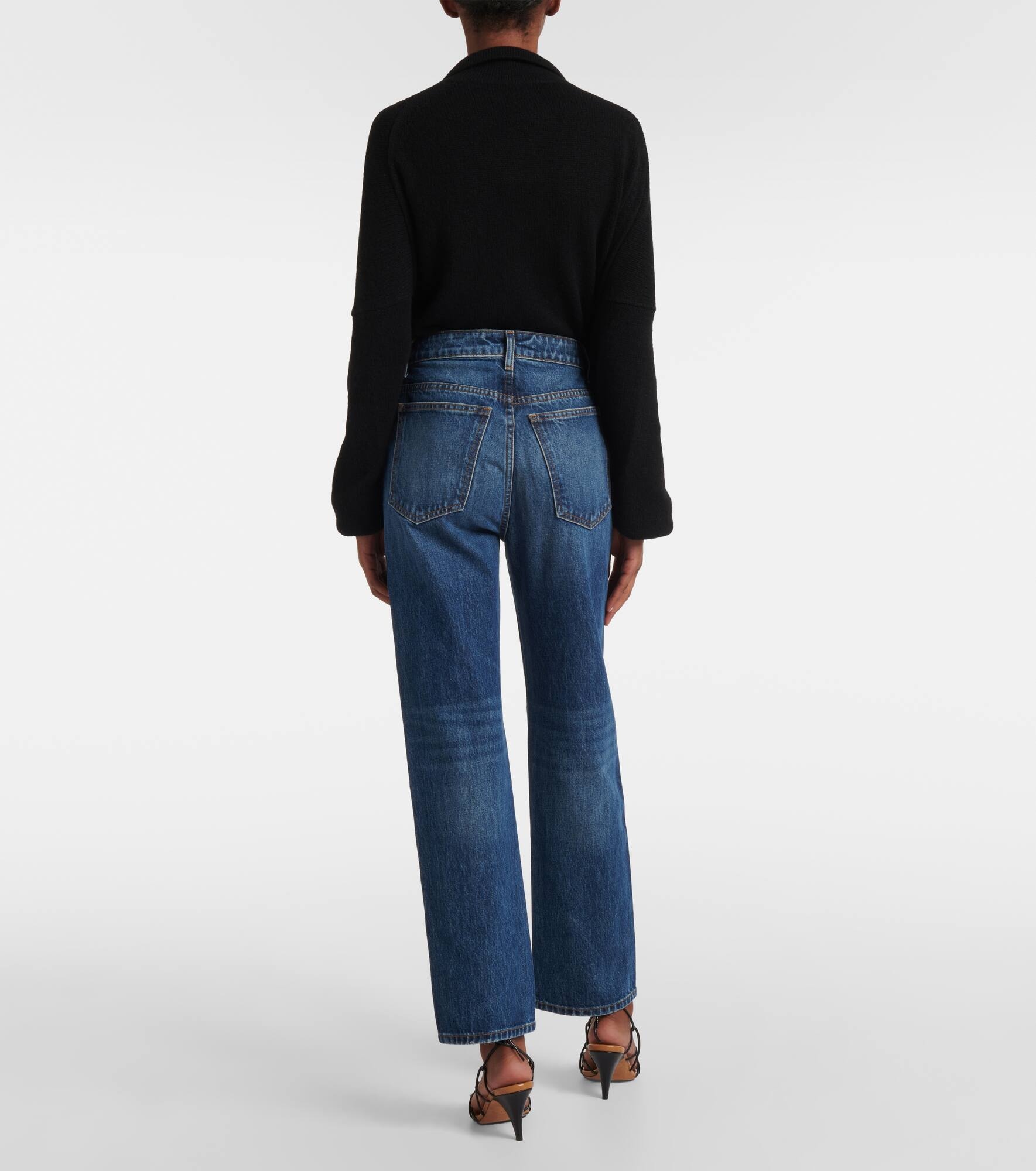 Abigail high-rise straight jeans - 3