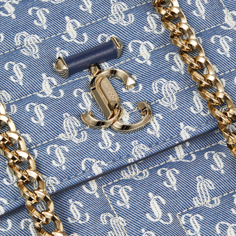 Varenne Quad
Denim Quilted JC Monogram Shoulder Bag 7