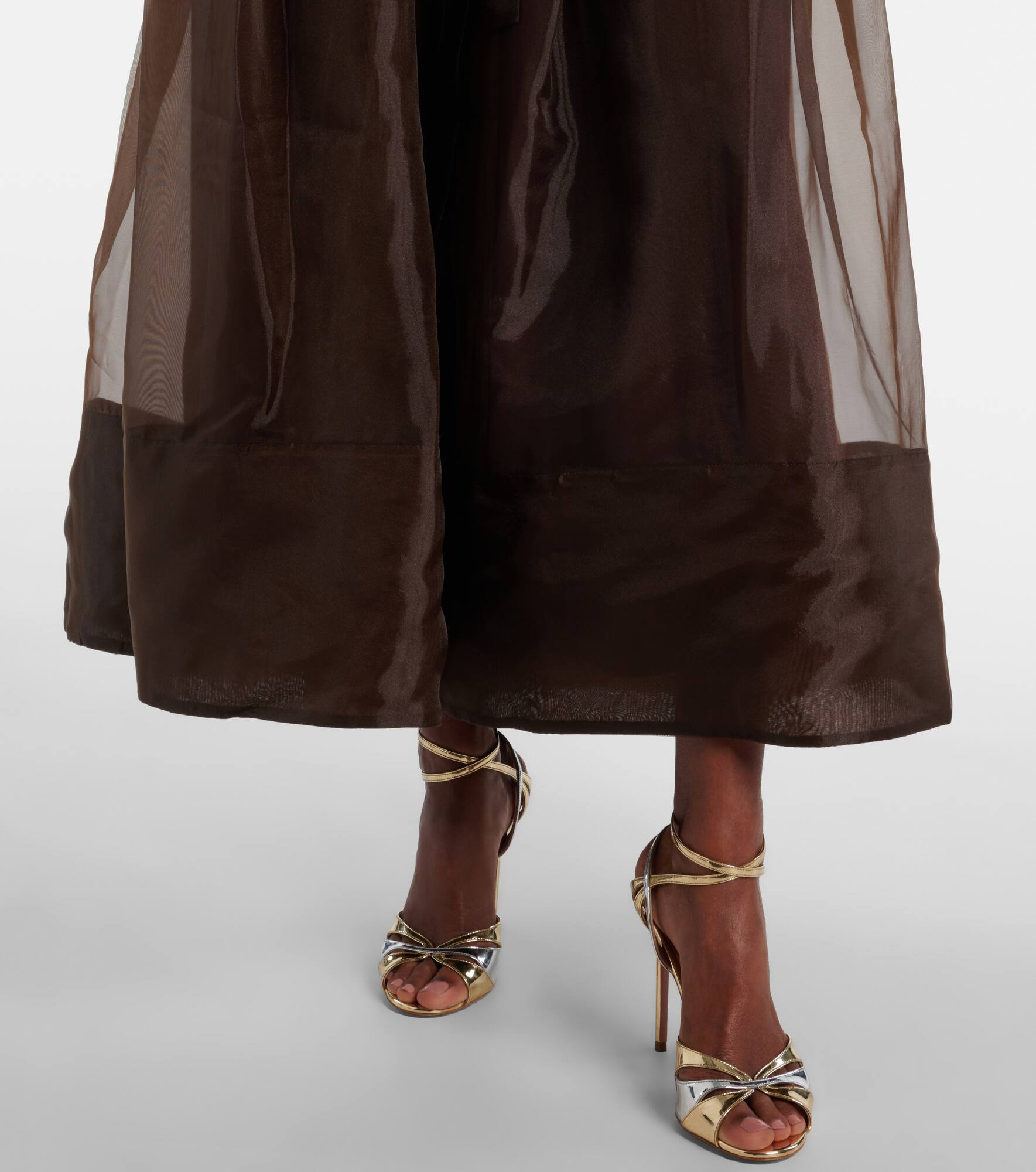 Montgomery organza shirt dress - 5