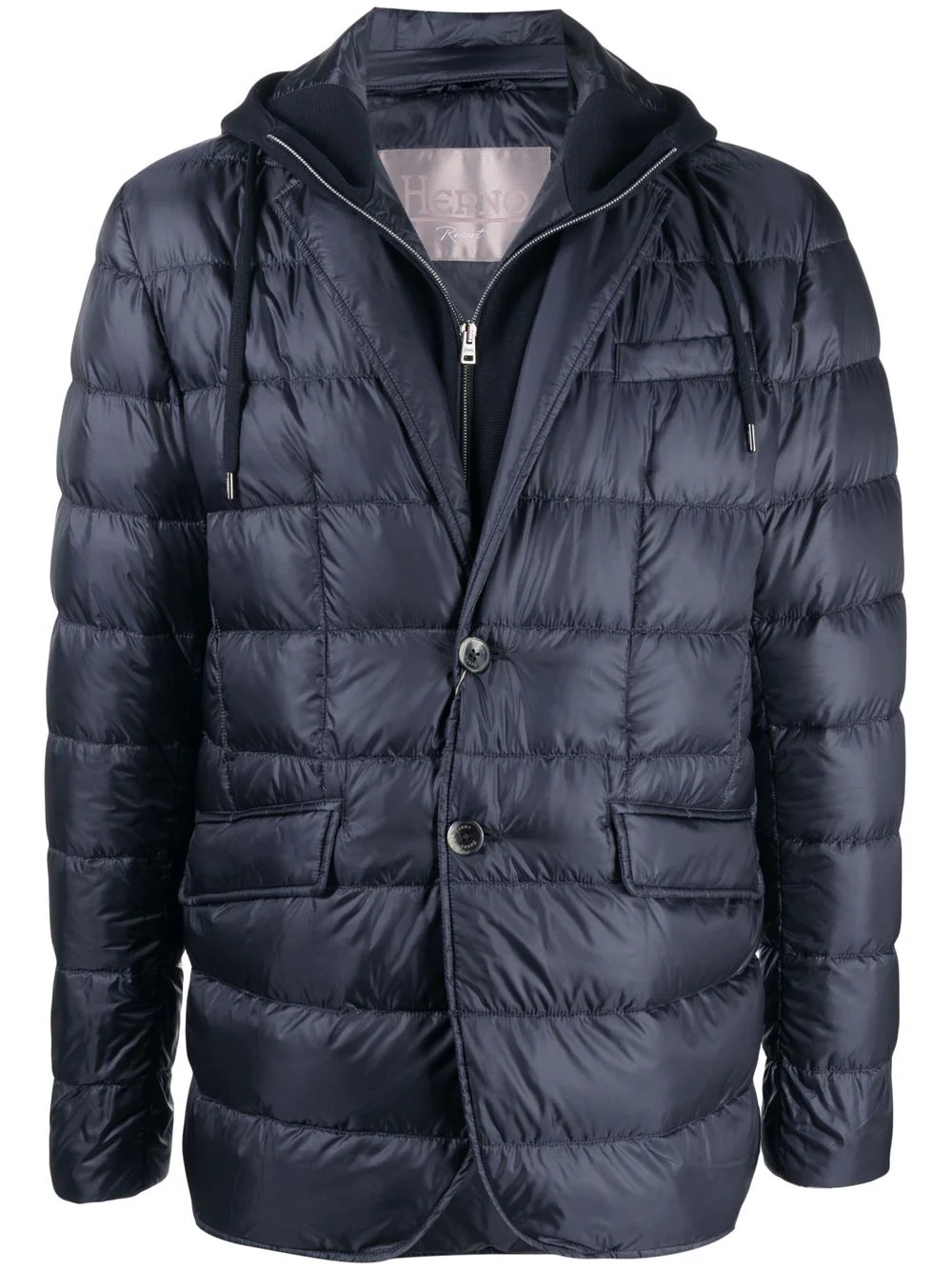 layered padded jacket - 1