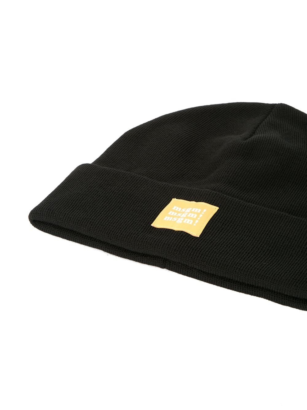 logo patch beanie - 2