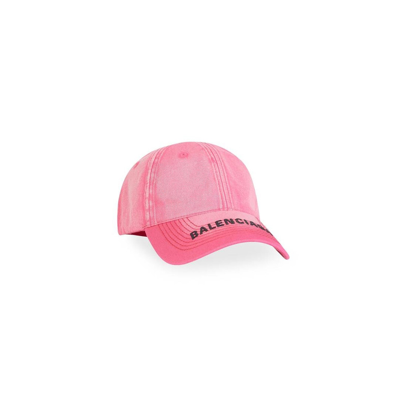 BALENCIAGA Balenciaga Cap in Fuchsia/black outlook