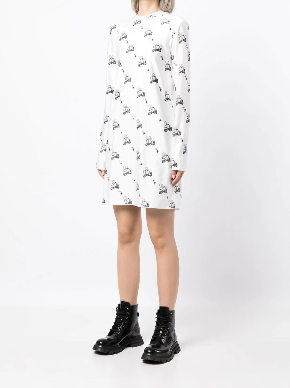 all-over 11-print dress - 4