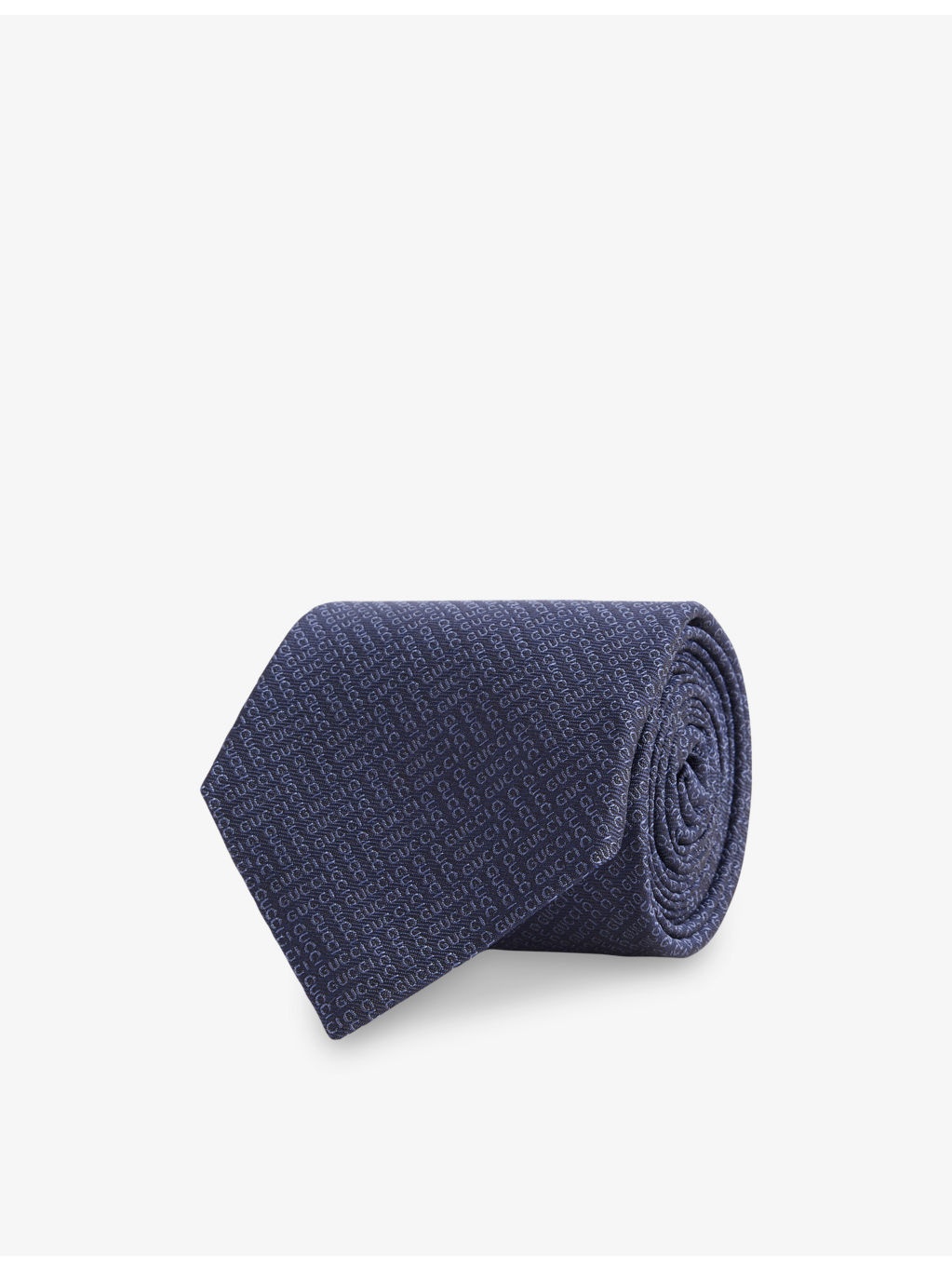 Brand-Woven Silk-Jacquard Tie - 1