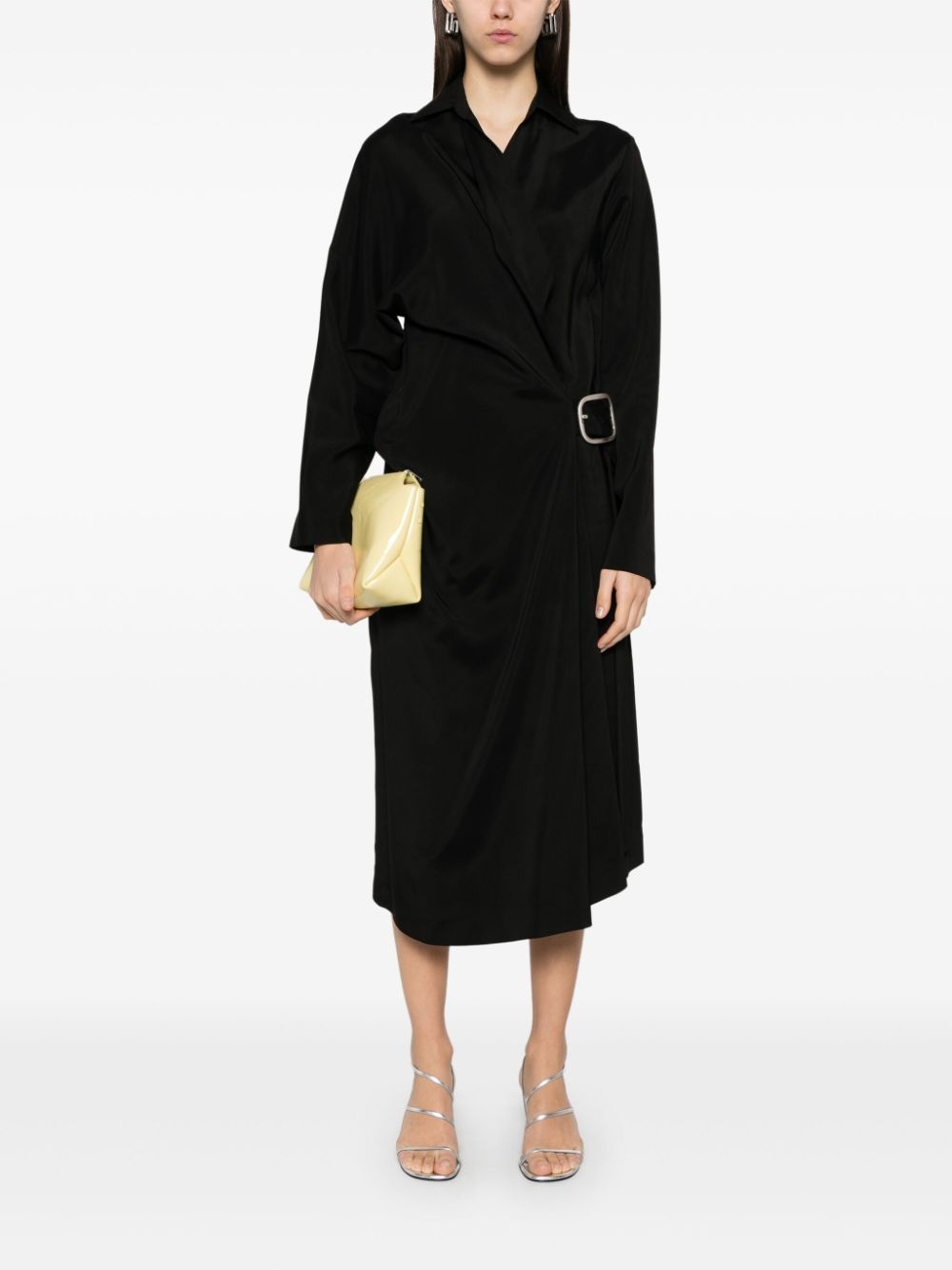 belted midi dress - 2
