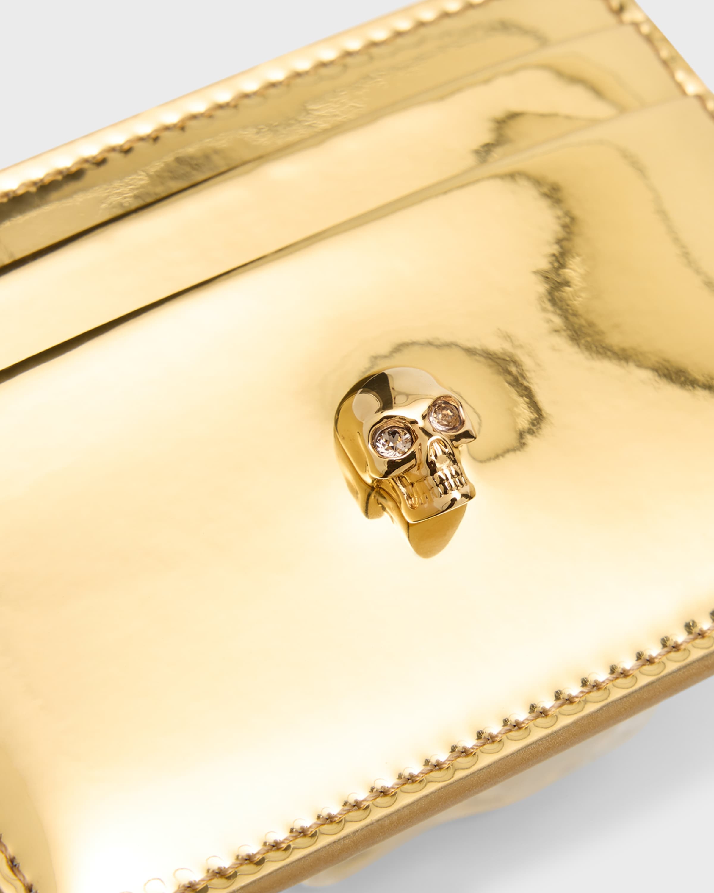 [Alexander McQueen] Skull Card Holder - ☆送料込☆ Skull Card Holder Black for Women | Alexander McQueen