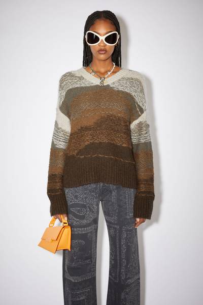 Acne Studios Gradient sweater - Taupe/multi outlook