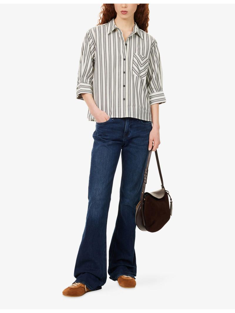 rag & bone Lucia Striped Cotton Shirt outlook
