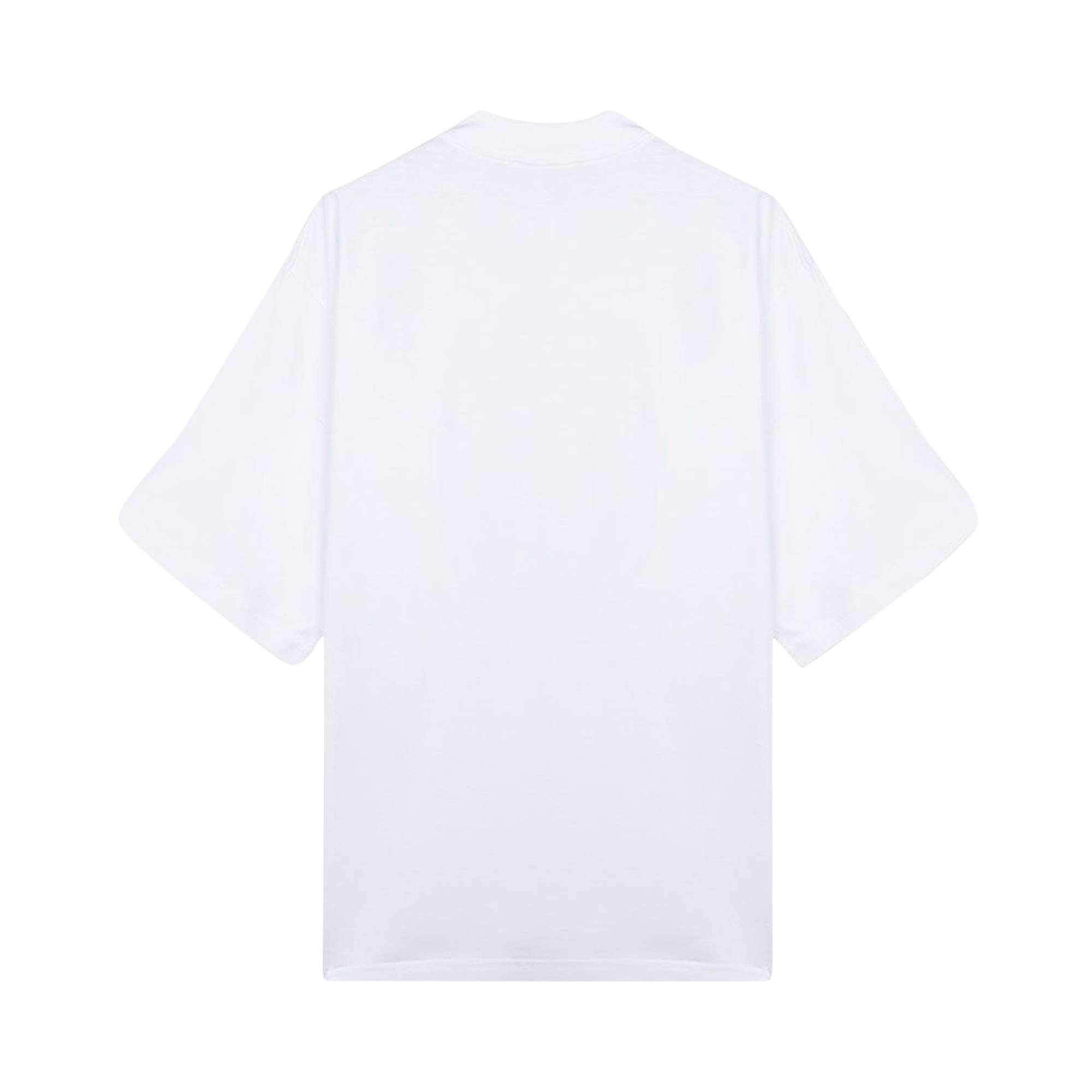 Marni Organic Cotton Jersey Logo T-Shirt II 'Lily White' - 2