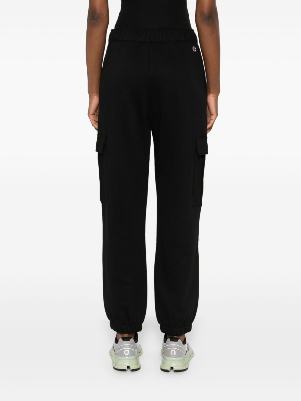 jersey-texture track pants - 4