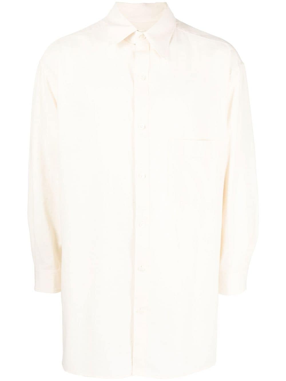 chest-pocket long-sleeve shirt - 1