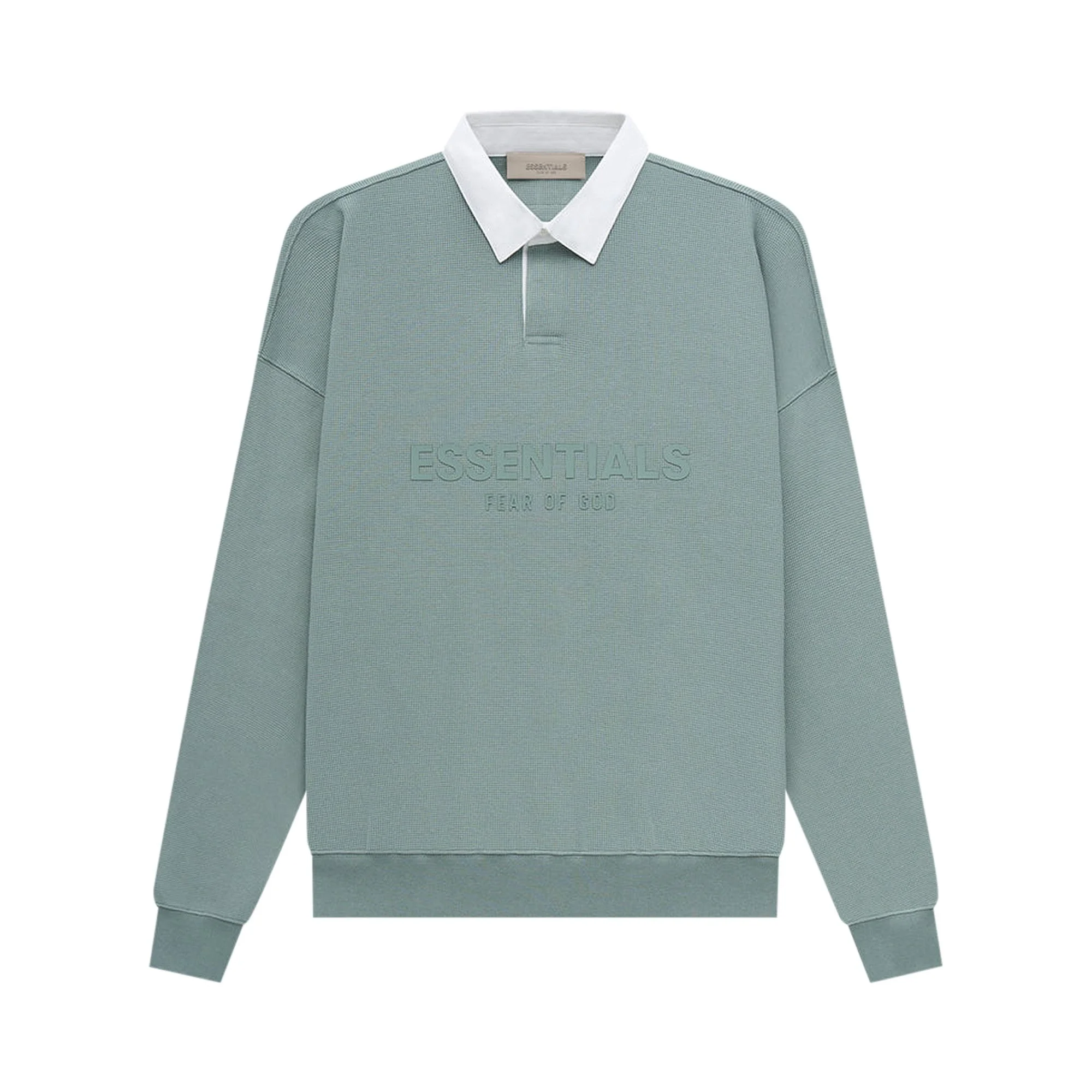 Fear of God Essentials Waffle Henley Rugby 'Sycamore' - 1