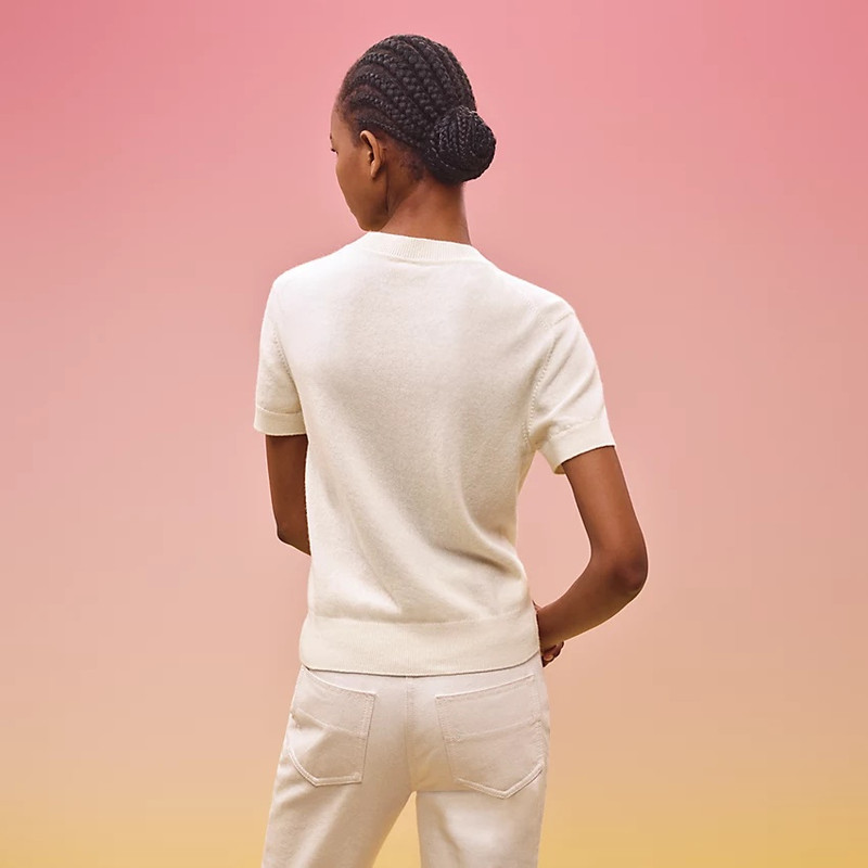 Hermès "H Lift" short-sleeve sweater outlook