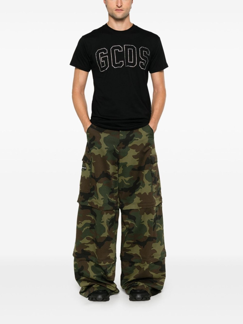 GCDS crystal-logo T-shirt outlook
