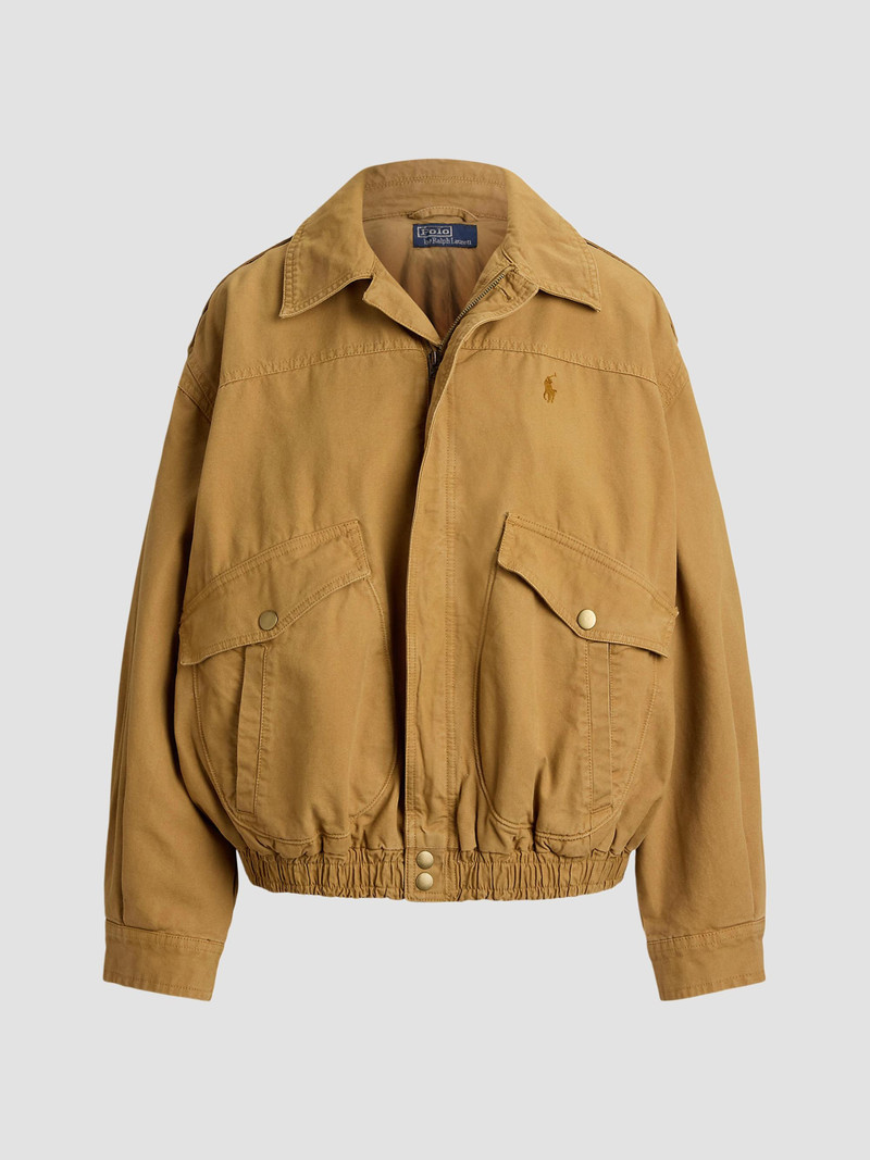 Women's Cotton Canvas Utility Jacket - Ghurka 1