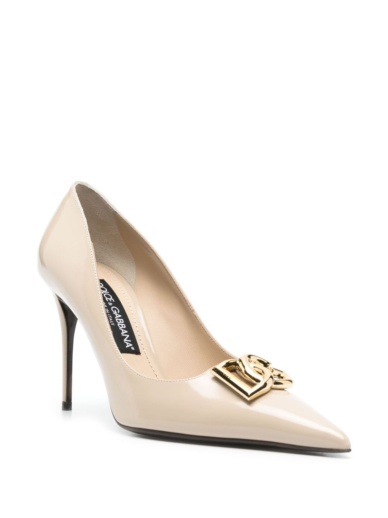Dolce & Gabbana 90mm leather pumps outlook