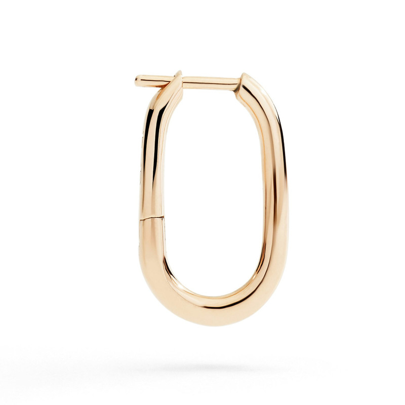 ROSE GOLD ESSENTIALS HOOP EARRING 1