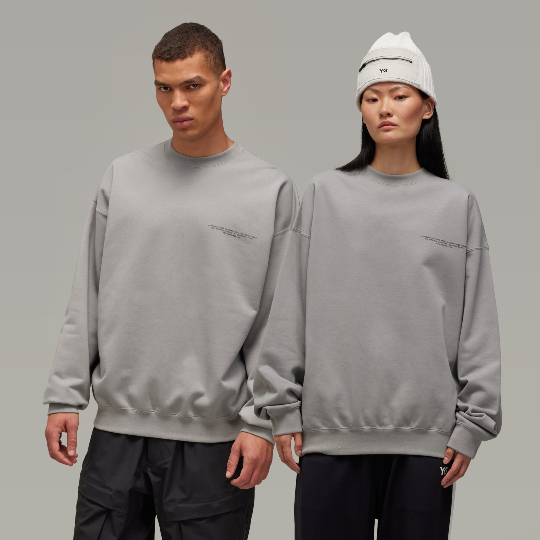 Y-3 Logo Crew Sweatshirt - 3