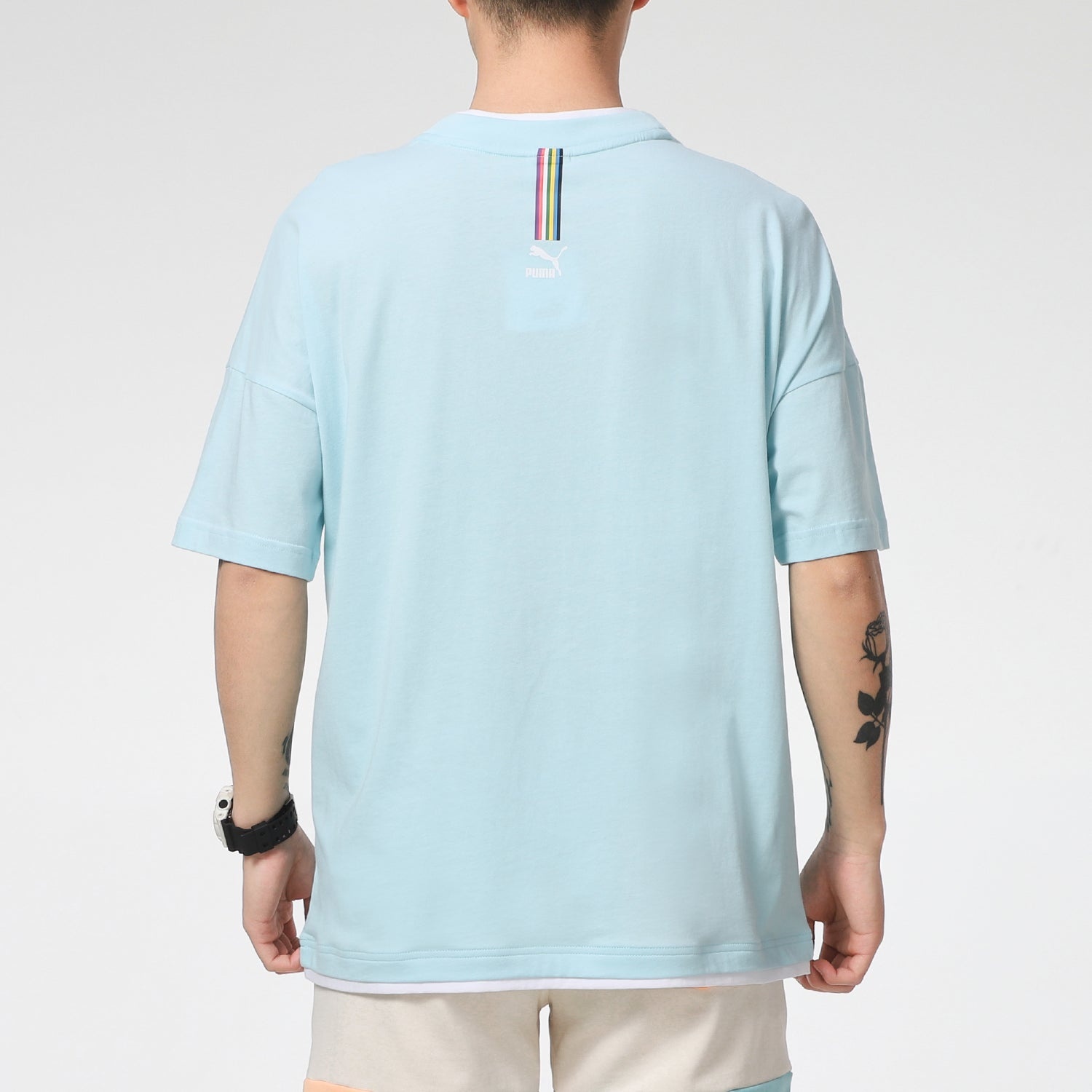 PUMA x Britto T-Shirt 'Blue White' 532257-50 - 4