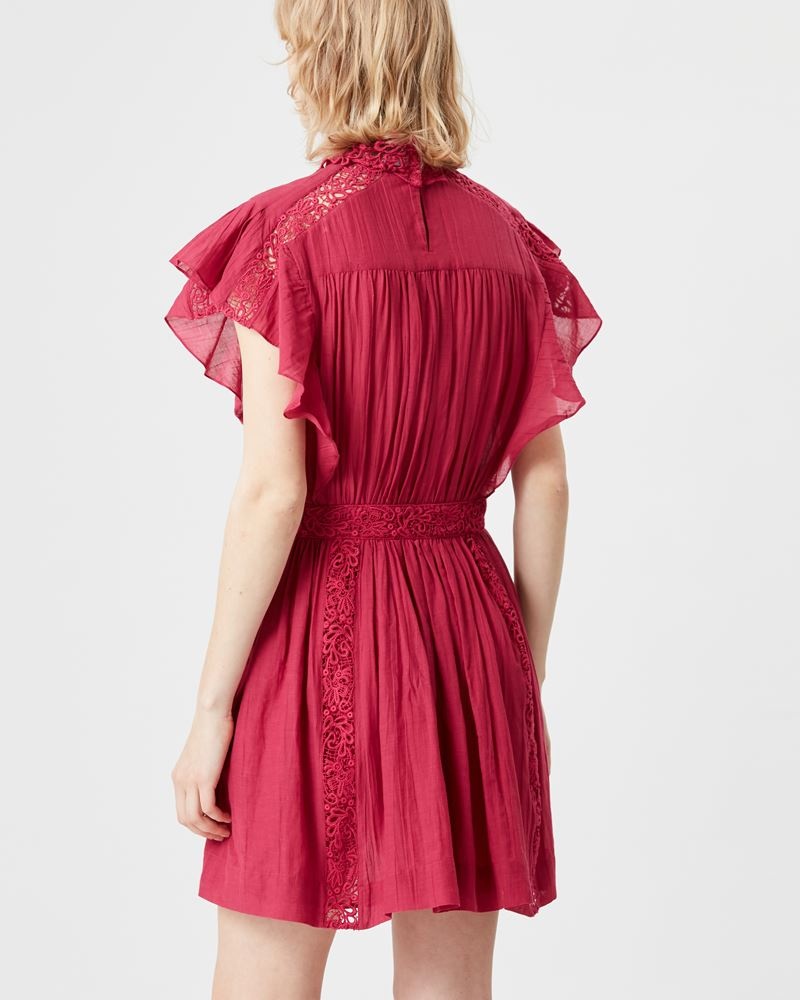 GISELE LACY COTTON MINI DRESS - 5