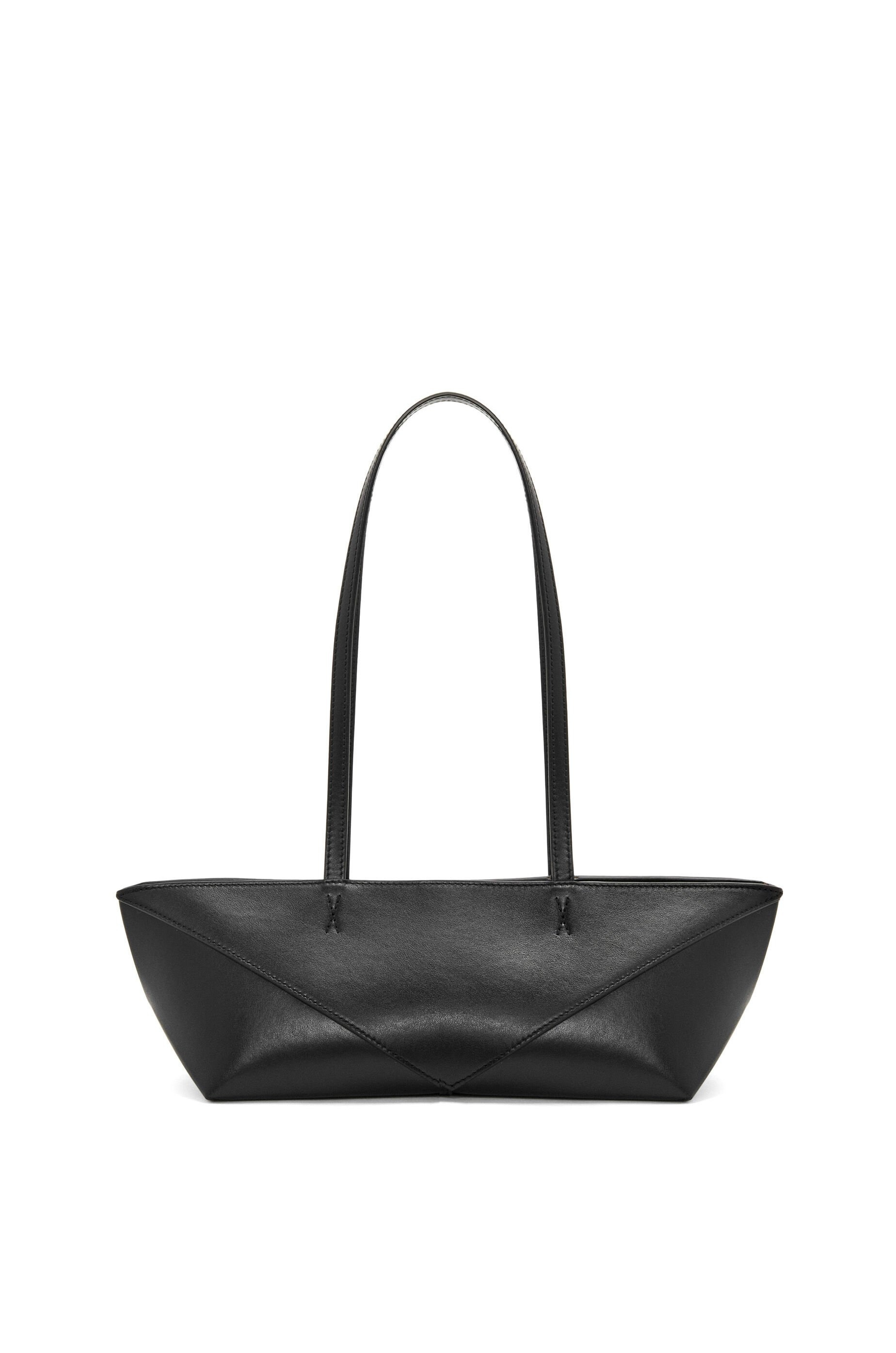 Cropped Puzzle Fold bag in shiny calfskin - 5