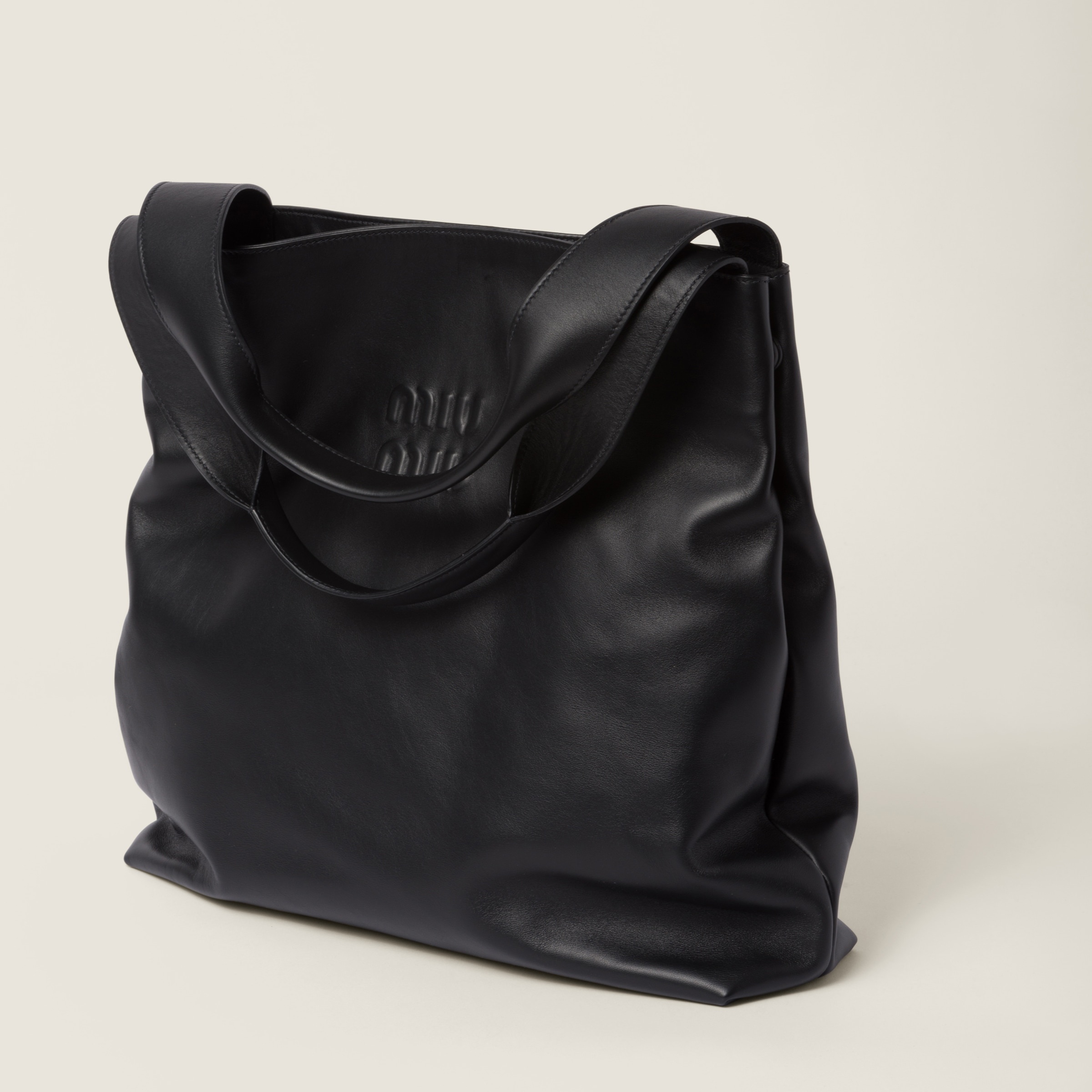 Miu Miu｜ (5BB175 2CV4 F0002) Miu Miu Joie Leather Bag - Elegant and Spacious – LOZURI®