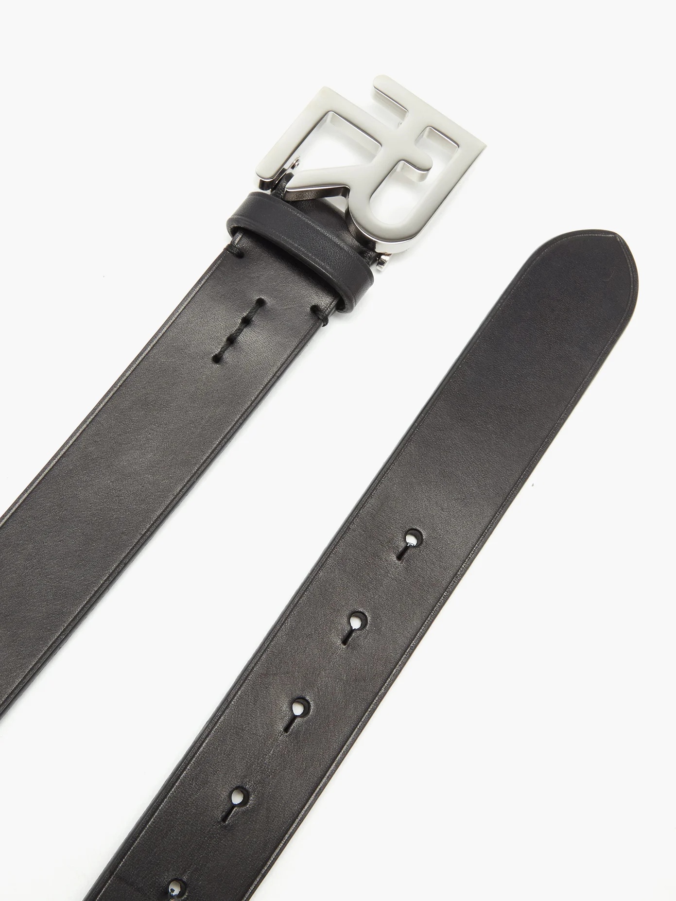 RL-logo leather belt - 5