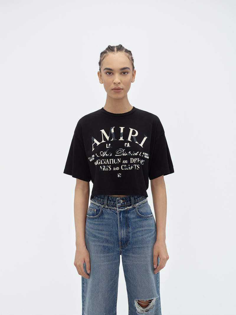 AMIRI DISTRESSED ARTS DISTRICT TEE outlook