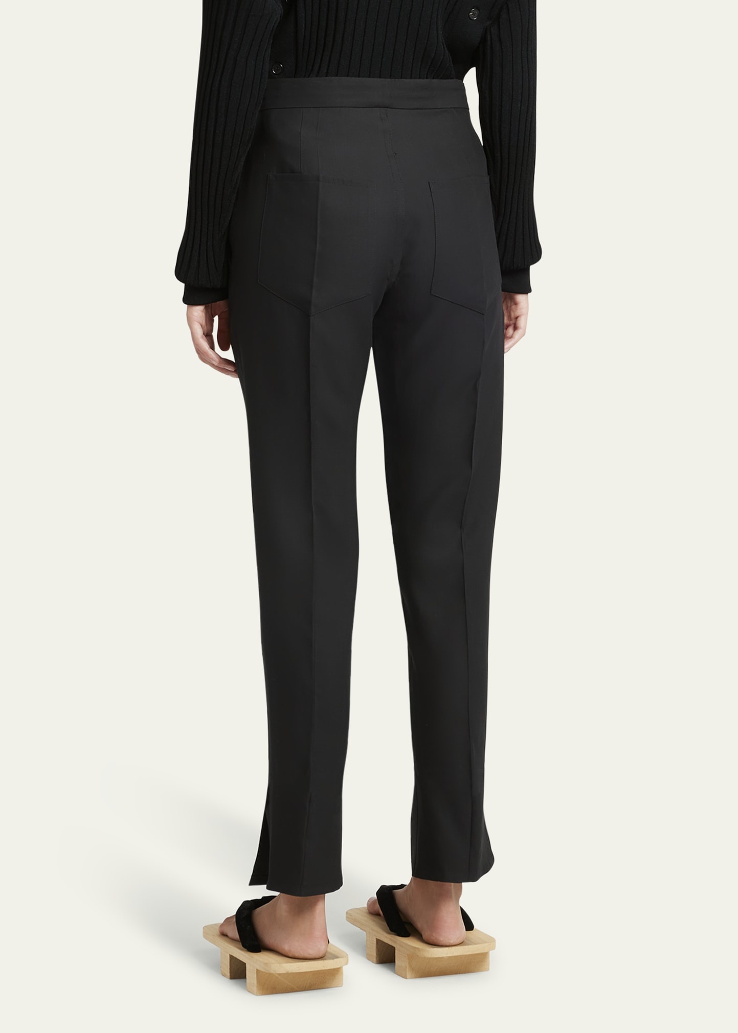 Origami Skinny Wool Pants - 3