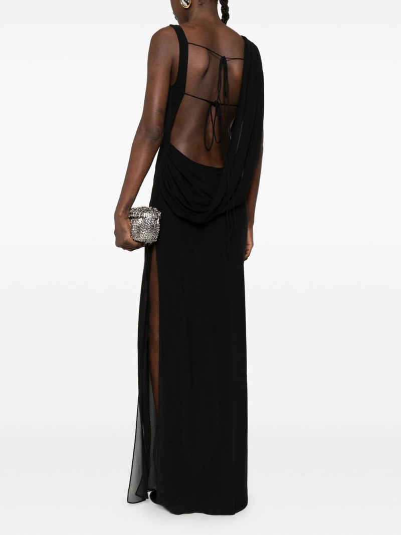 THE ANDAMANE Minerva cowl-neck maxi dress outlook