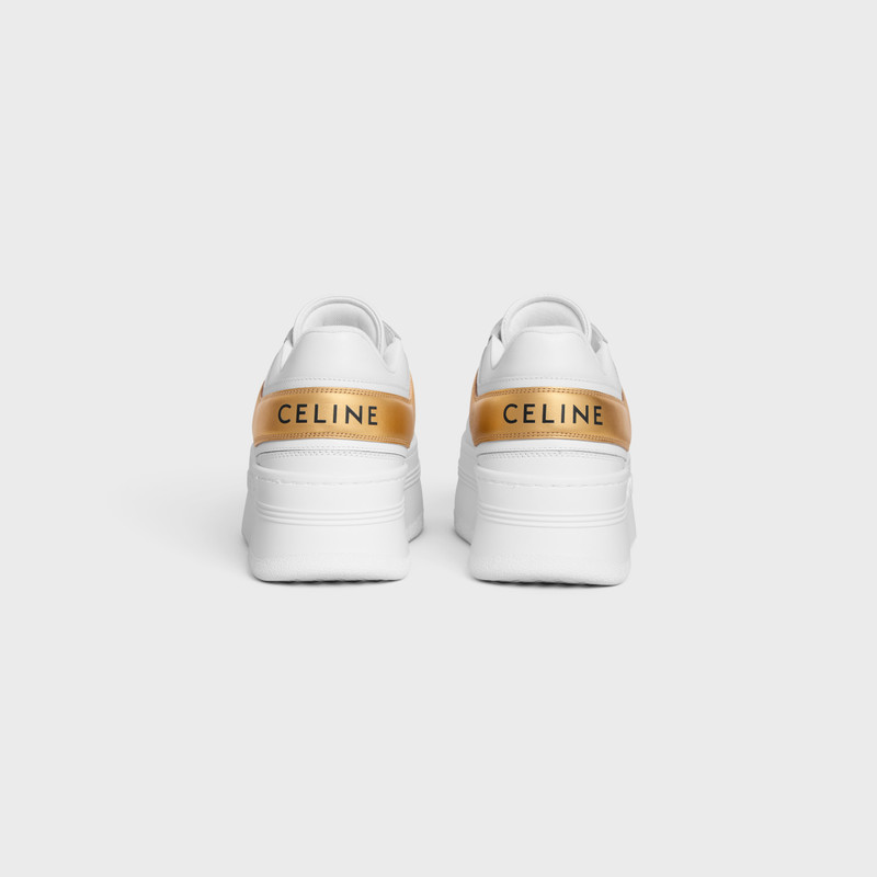 CELINE CELINE - BLOCK SNEAKERS WITH WEDGE in CALFSKIN & LAMINATED CALFSKIN outlook